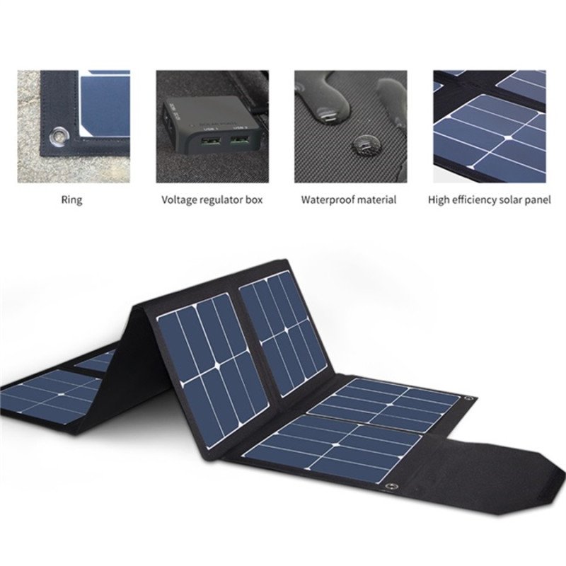 100W Sungzu Waterproof Folding Solar Panels