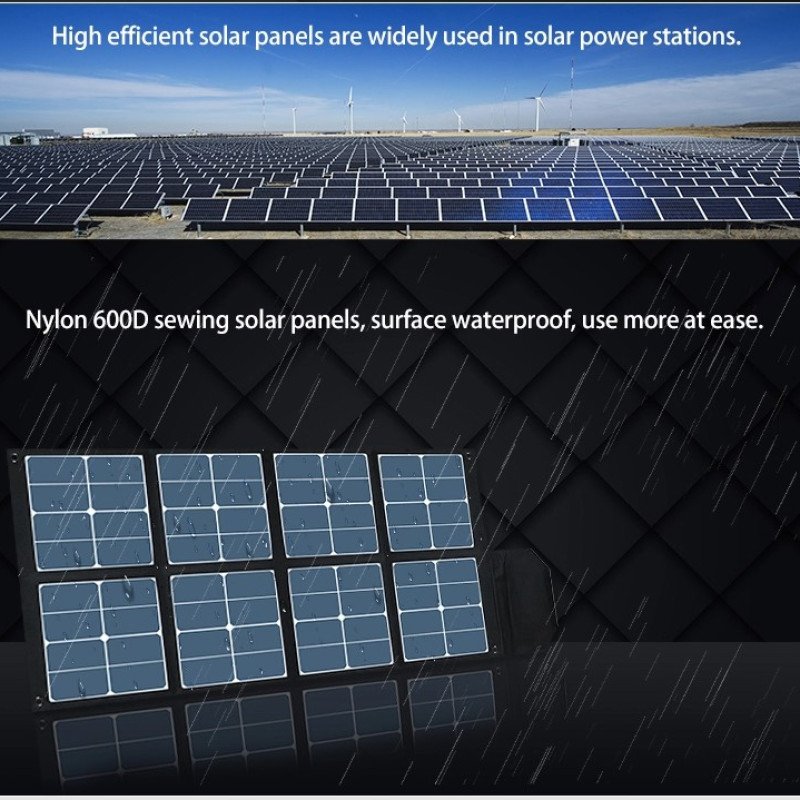 100W Sungzu Waterproof Folding Solar Panels