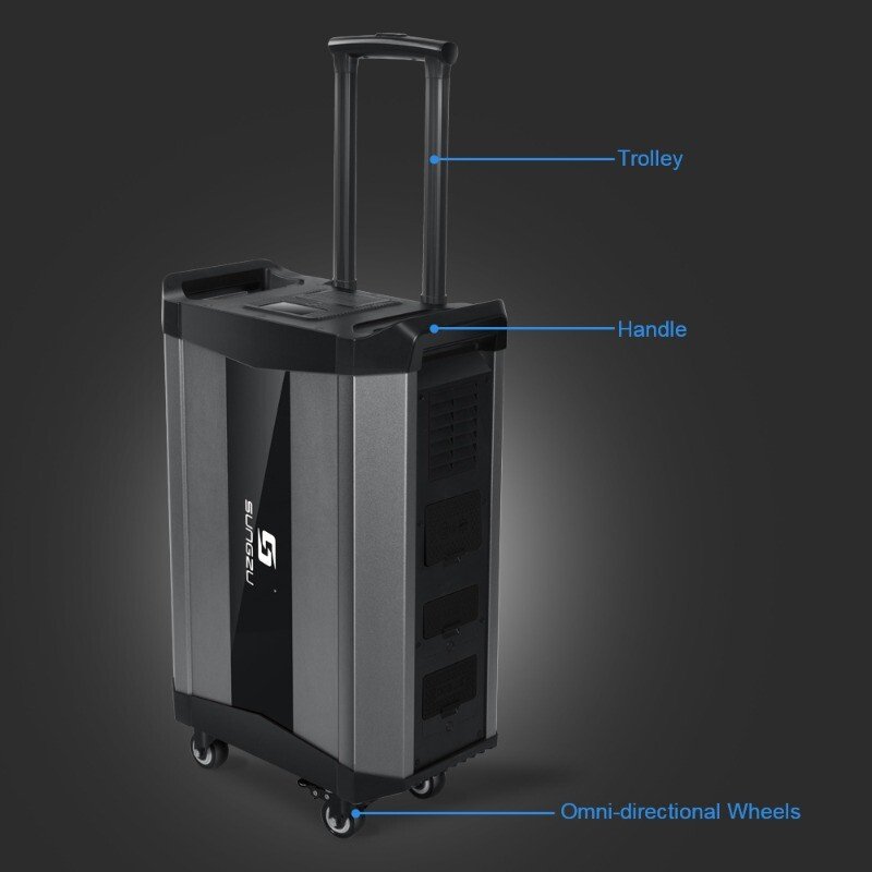 Sungzu 2500W Portable Power Station, SKA2500 LiFePO4 Batteries, CE RoHS FCC certificates, AC DC