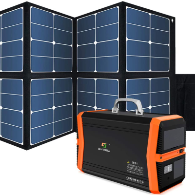 Sungzu 1000w Portable Battery AC and DC Output and Sungzu100w folding Solar Panels