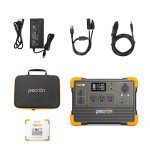 Pecron E600LFP 1200W Portable Solar Station + 200w Solar Panel